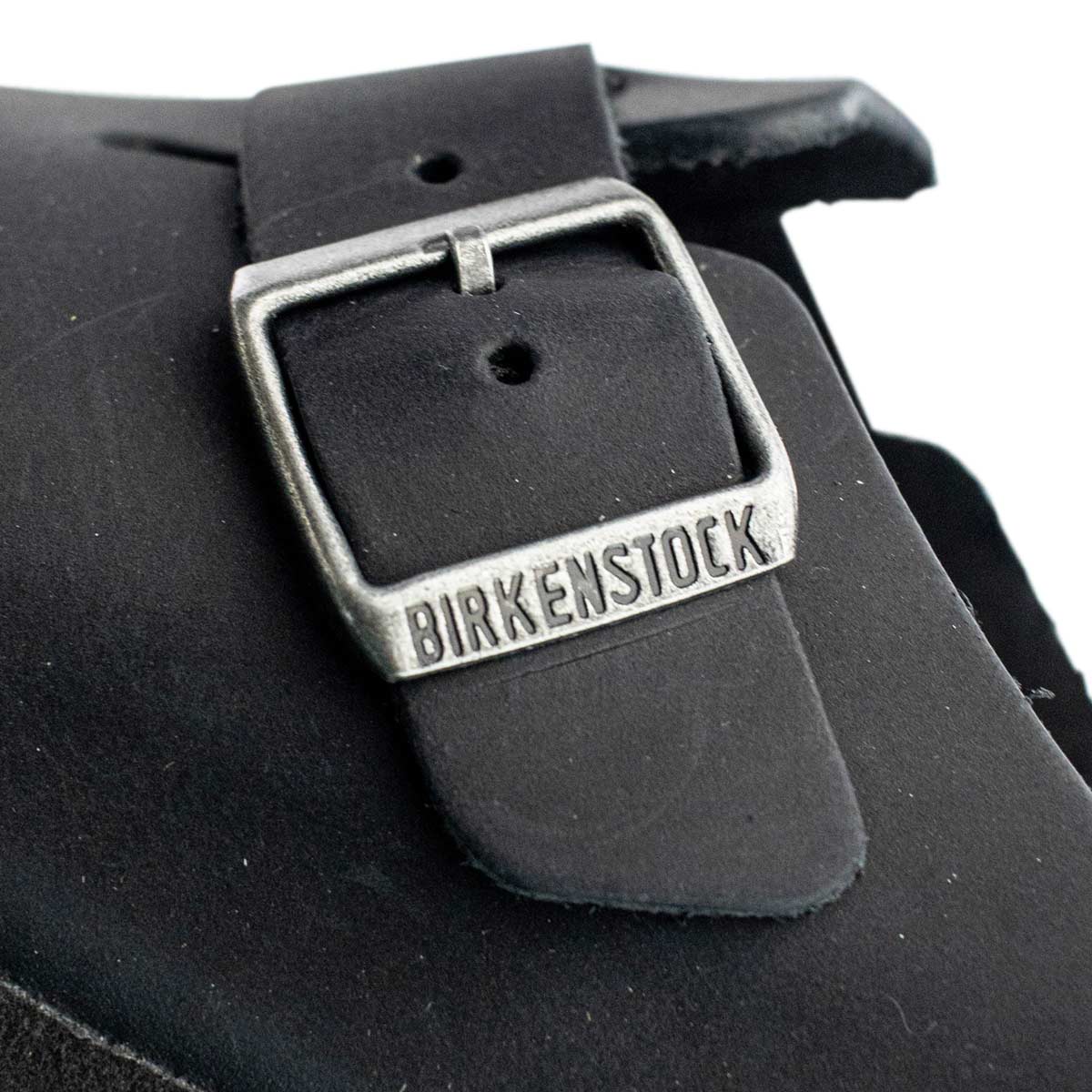 Birkenstock Boston Oiled Leather Sandale Regular 59461 - schwarz - Image 5